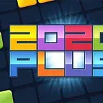 カラフルなブロックで構成された「2020 PLUS」の文字が中央に配置されたデザイン。