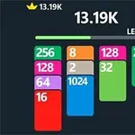 数字が書かれたカラフルなブロックが縦に並んでいるシンプルなデザイン。