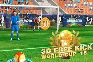 サッカーのフィールドでゴールキーパーと選手が立っているシーン。