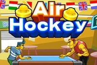 このエアホッケーゲームで最高得点を取れるか