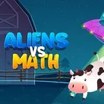 夜空の下、牛を光線で吸い上げているUFOと納屋のイラスト。