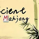 ベージュの背景に「Ancient Mahjong」の文字と竹のイラストが描かれている画像。