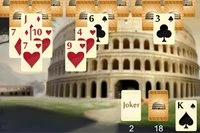 古代ローマを体験するTripeaksソリティアゲーム