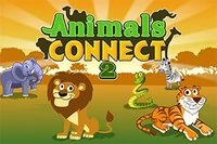 動物がテーマの楽しい麻雀コネクトゲーム