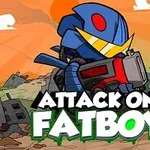 青いヘルメットを被ったキャラクターが大きな武器を構え、背景には崩壊した建物がある。