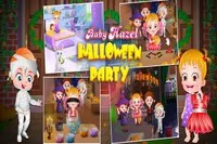 ベビーヘーゼルと友達はハロウィンパーティで楽しむ