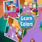 ピンクの帽子をかぶった子供が、家の絵を持って笑顔を見せている。