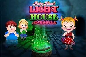 三人の子供が不思議な緑色の光を放つ本の周りに立っているイラスト。