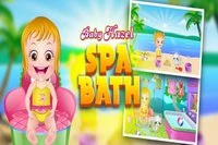 ベビー・ヘーゼルをスパの入浴で癒そう