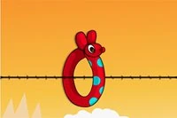 バルーンをジャンプさせてトゲを避けよう