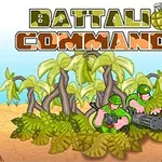 兵士たちが密林の中で武器を持って身を潜めているイラスト。