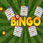 緑の背景にビンゴカードと大きな文字で「BINGO」と書かれた画像。