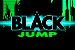 緑色の背景に「BLACK JUMP」という文字が中央に表示されている。