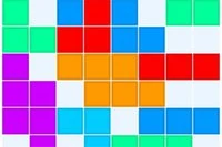 ブロックを配置してラインを作り、高得点を目指す