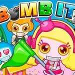 カラフルな衣装を着たキャラクターたちが集まっているイラスト。