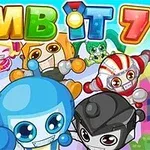 カラフルで多様なデザインのロボットキャラクターたちが楽しそうに集まっているイラスト。