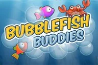 魚を空気の泡に当てる