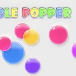 カラフルな泡と「BUBBLE POPPER」という文字。