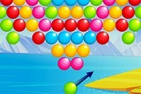 バブルを撃って消すクラシックゲーム