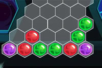 色を合わせて3つ以上のバブルを消そう