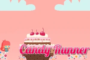 ピンクの背景にチェリーが飾られたケーキと、可愛らしいキャラクターが描かれているイラスト。