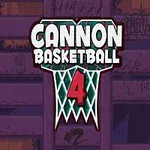 紫色の背景に「CANNON BASKETBALL 4」という文字が描かれたロゴ。