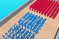 3Dアクションゲームで軍隊を導いて戦いと征服！