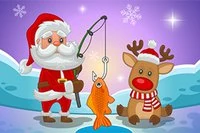 サンタのクリスマス釣り