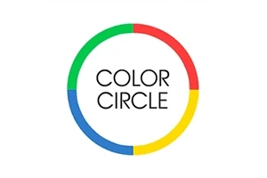 色の分かれた円と中央に「COLOR CIRCLE」の文字。