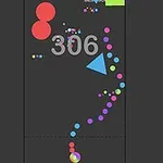 カラフルな円と数字が黒い背景の上に並んでいる画像。