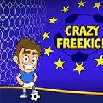 サッカー選手のイラストがサッカーボールの横に立っている青と紫の背景に黄色の星が描かれた画像。