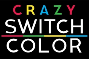 黒い背景に「CRAZY SWITCH COLOR」と色とりどりの文字で書かれたロゴ。
