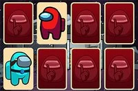 クルーメイトとインポスターの記憶ゲーム