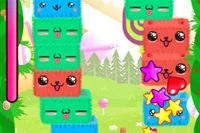カラフルなタワーを合わせて消し、ポイントを獲得