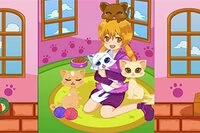 キューティと一緒に猫の保護施設を運営しよう！