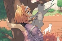この少女と彼女の猫は、さまざまな冒険をしています