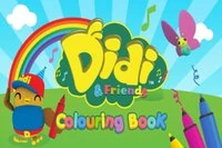 Didiと友達はこのぬりえゲームの各絵で楽しく遊んでいます
