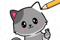 お絵描きゲームでパズルを完成