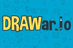 青い背景に、「DRAWar