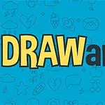青い背景に、「DRAWar