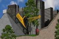 レッキングボールトラックで障害を突破