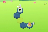 イースターバニーを助けよう：ヘックスパズル