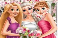 エリザは今日結婚します。親友たちがそばにいます
