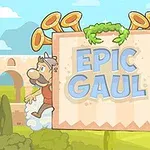 「EPIC GAUL」の文字とキャラクターが描かれたコミカルなイラスト。