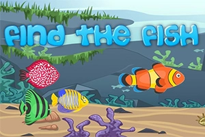 色とりどりの魚がサンゴ礁の海底にいるイラスト。