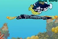 海底はかなり混雑しています