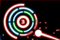 光のドットで正しい色のセグメントを撃とう