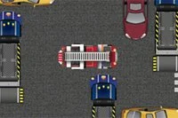 車を動かして、消防車が駐車場を出られるようにしよう！