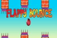 ゲーム「Flappy Bounce」でボールの動きを操作する