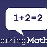青い背景に間違った計算「1+2=2」とその下に「Freaking Math」という文字が表示された画像。